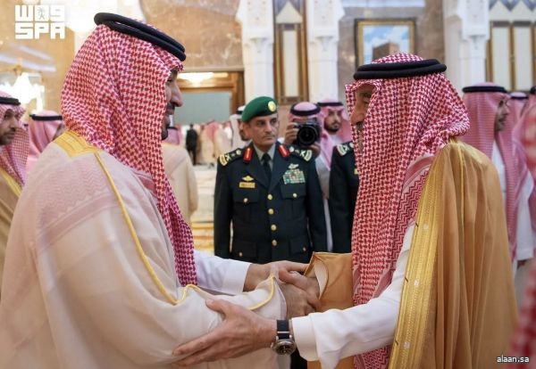 نيابة عن خادم الحرمين الشريفين.. سمو ولي العهد يقيم حفل الاستقبال السنوي لأصحاب الفخامة والدولة وكبار الشخصيات والضيوف ورؤساء الوفود الذين أدوا فريضة الحج لهذا العام