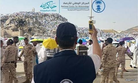 المركز الوطني للأرصاد يحقق نسبة تطابق تجاوزت 98% بين توقعاته وقراءاته الآنية في المشاعر المقدسة