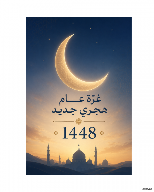 جعله الله عامًا هجريًا مباركًا، يملؤه الخير والسكينة، وتحقيق الأمنيات