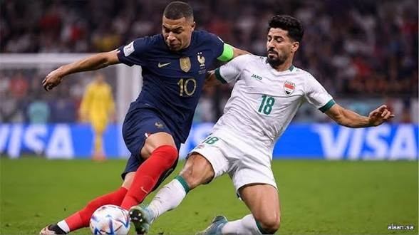 وسط توقّف بسبب عاصفة رعدية.. فرنسا تتغلّب على العراق بثلاثية في مونديال 2026