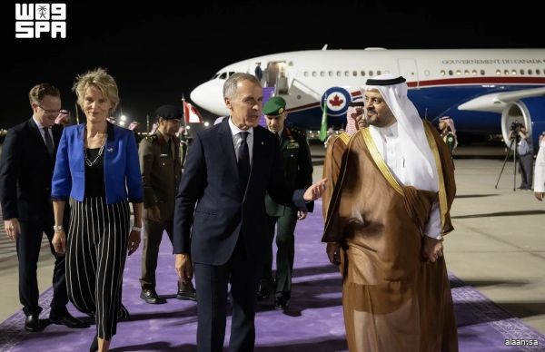 دولة رئيس وزراء كندا يصل إلى جدة