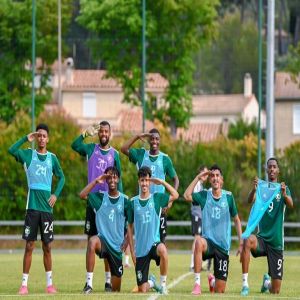 المنتخب السعودي تحت 23 عامًا لكرة القدم يبدأ تدريباته تحضيرًا لمواجهة فنزويلا
