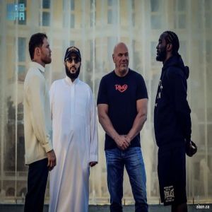رئيس مجلس إدارة الهيئة العامة للترفيه يحضر أول مواجهة"Face Off" بين كانيلو وكروفورد في لاس فيغاس