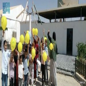 مركز الملك سلمان للإغاثة يحتفي باليوم العالمي لمحو الأمية في مخيم الزعتري بالأردن